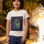 Boys wearing soft King Kong t-shirts with a bold graphic design