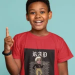 West Coast Rap t-shirt for boys featuring vibrant hip-hop graphics