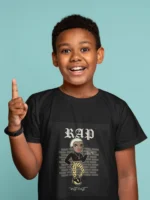 West Coast Rap t-shirt for boys featuring vibrant hip-hop graphics