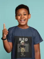 West Coast Rap t-shirt for boys featuring vibrant hip-hop graphics