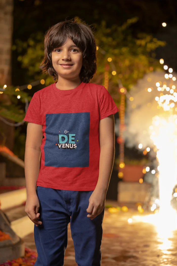 Ojo de Venus Boys' T-Shirt - Stylish and Comfortable Graphic Tee for Young Boys