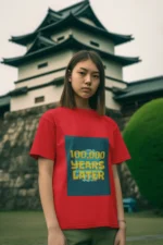 1000 Years Later meme T-shirt for girls with a humorous design in bold letters.