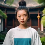 Girl wearing a 'Keep It Simple' T-Shirt, featuring a minimalist design and comfortable fit.