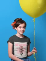 Beatbox and Drama Queen girls' t-shirt with bold design, perfect for expressive young girls