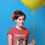 A trendy "Bronx Southside" t-shirt for girls featuring bold urban graphic design