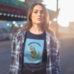 Weekend is Near women's t-shirt in white with chic text graphic, perfect for casual wear.