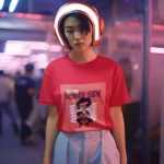 Women's South Side Bronx T-Shirt in black with bold urban NYC design